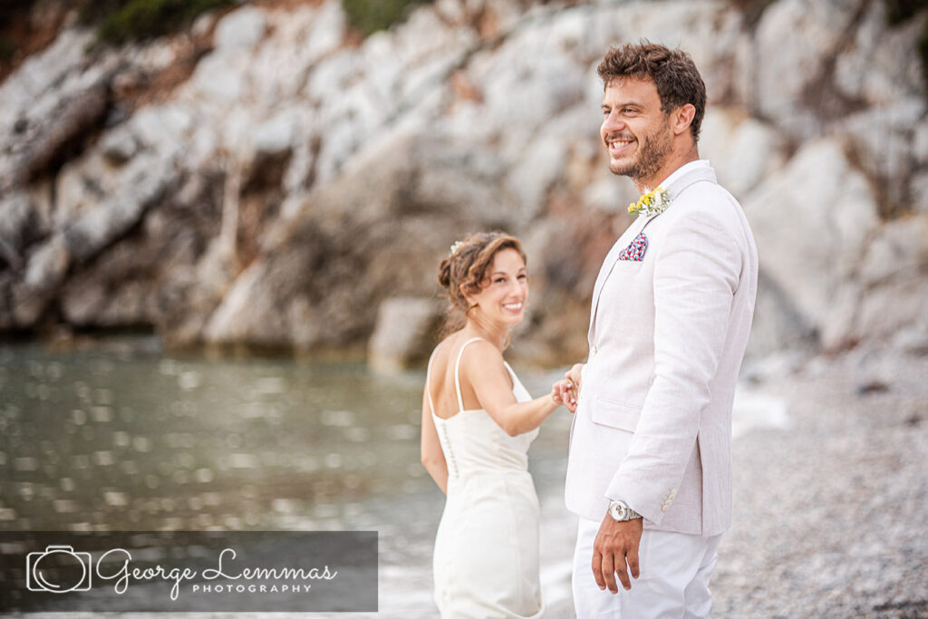 Wedding in Skopelos Limnonari Beach